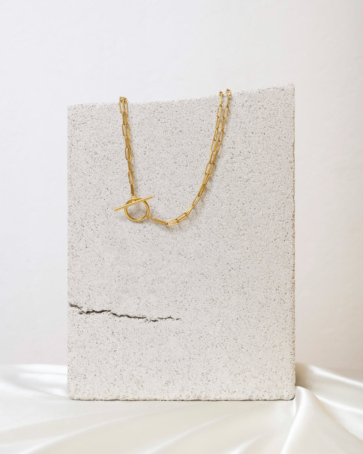 Collier Acier - Doré