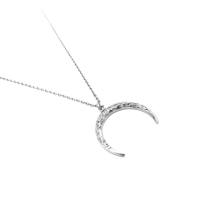 Collier Half Moon 2 - Rhodié