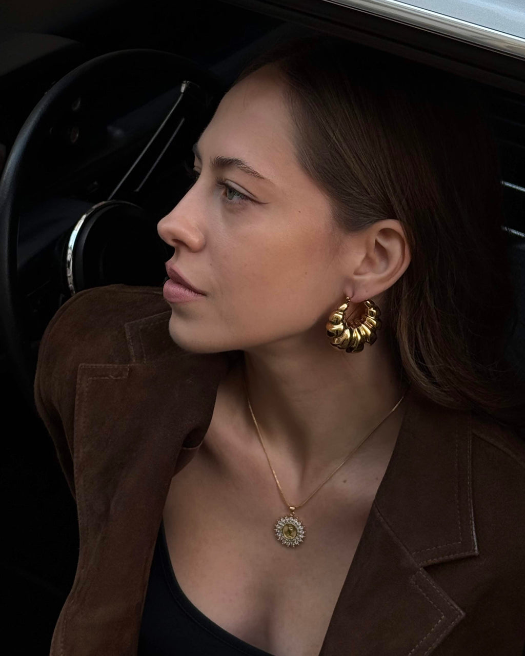Boucles D'Oreilles Croissant