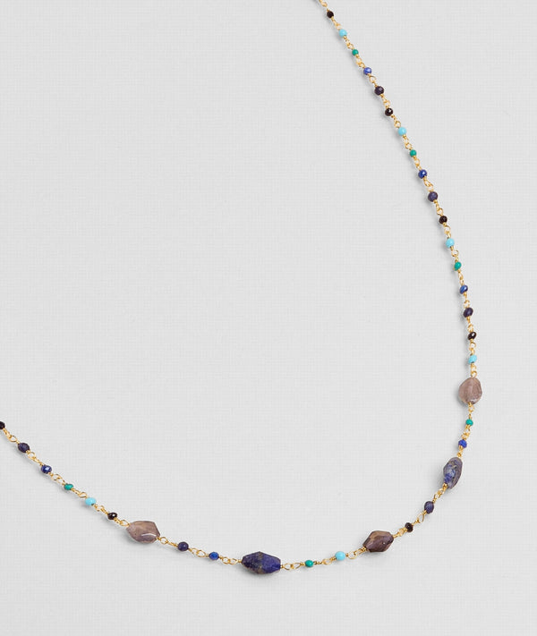 Collier Mumbai Bleu