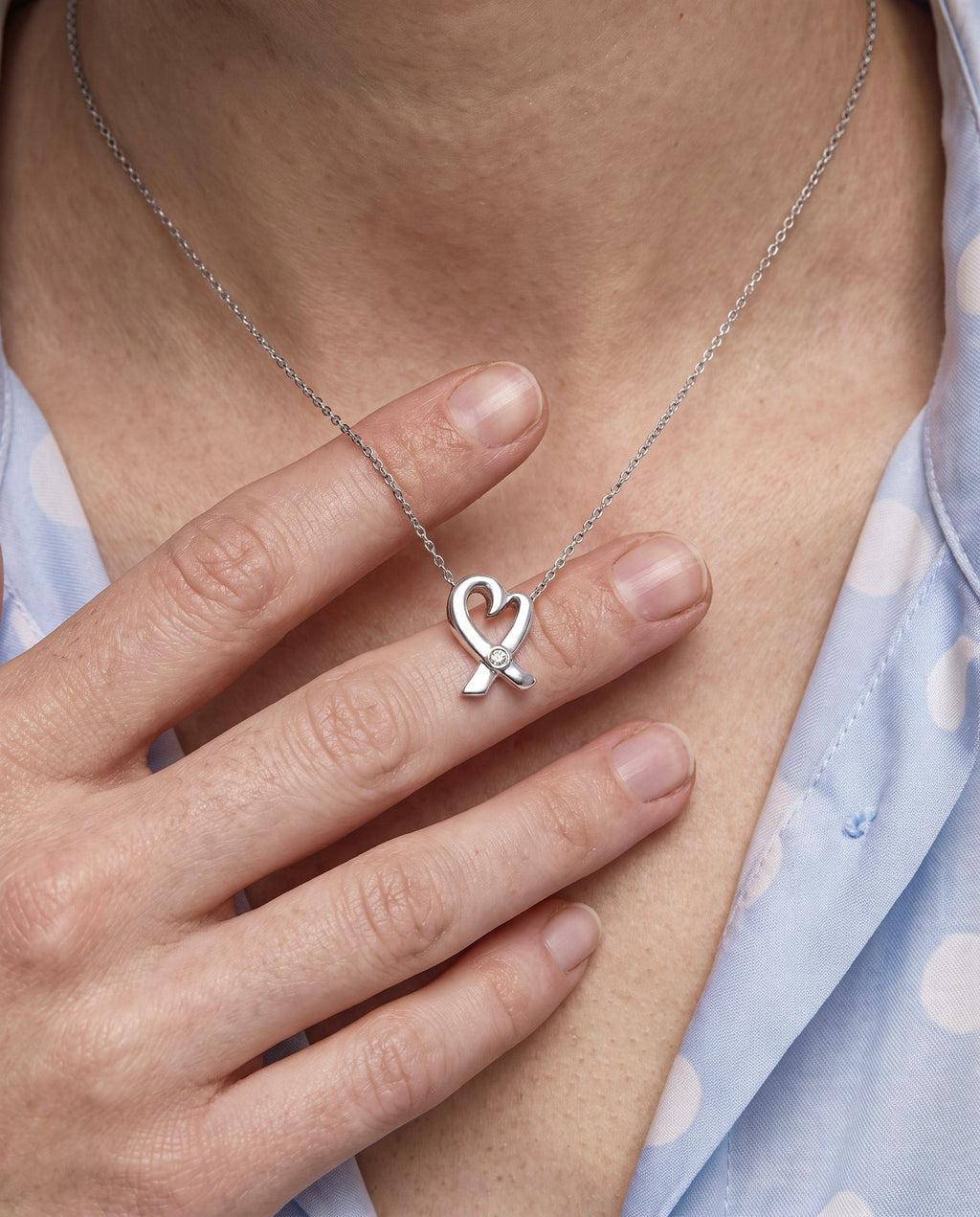 Collier Tiffany & Co. Paloma Picasso Loving Heart Diamant