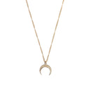 Collier Half Moon - Doré