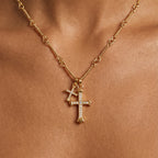 Collier Double Croix