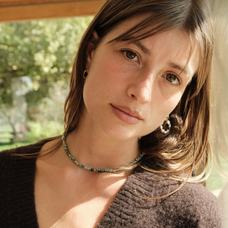Le Collier Jaspe Verte