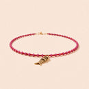 Le Collier Collioure Bambou De Mer Et Quartz Poisson