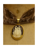 Choker Velours De Soie - Cabochon - 4 Modèles