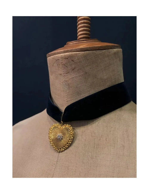 Rosaline - Choker En Velours - 4 Couleurs