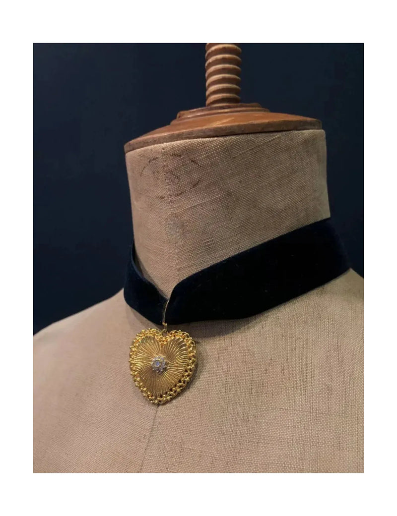 Rosaline - Choker En Velours - 4 Couleurs