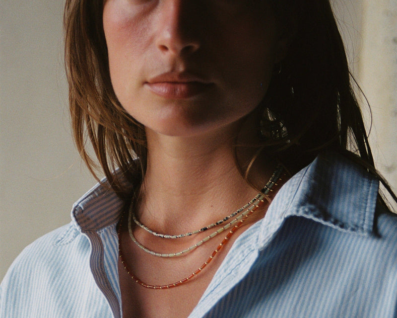 Le Collier Baia Agate Orange