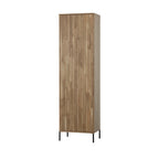 New Gravure - Columna de almacenaje 2 puertas 1 cajón - Madera - Madera clara