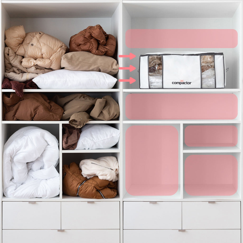 Lot 3 Housses De Rangement Sous Vide - Tailles M + L + XXL