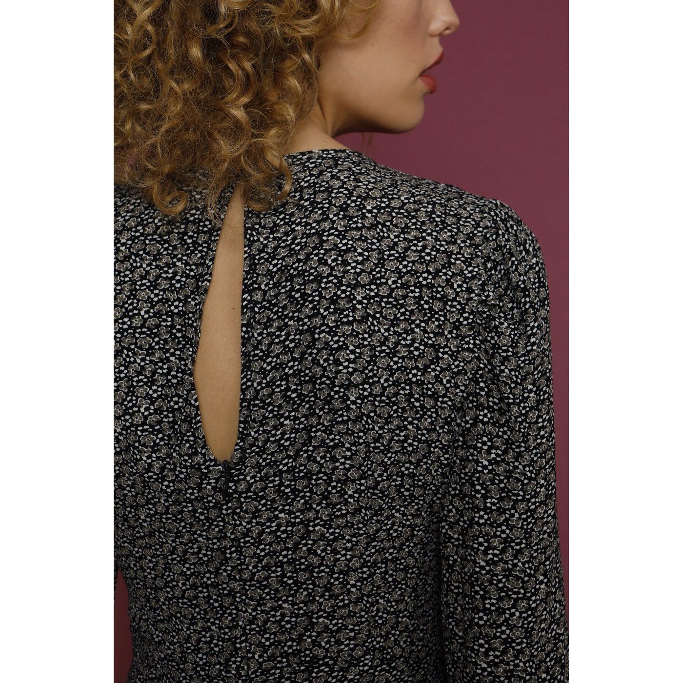 Mono Andrea - Negro Mini Fleurette