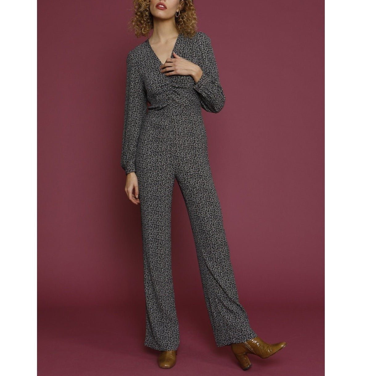 Mono Andrea - Negro Mini Fleurette