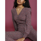 Andrea Jumpsuit - Red Mini Fleurette