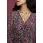 Andrea Jumpsuit - Red Mini Fleurette