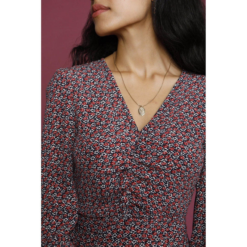 Combinaison Andrea - Rouge Mini Fleurette