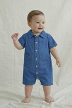 Combinaison Charly Denim - Bébé Garçon - Bleu Denim