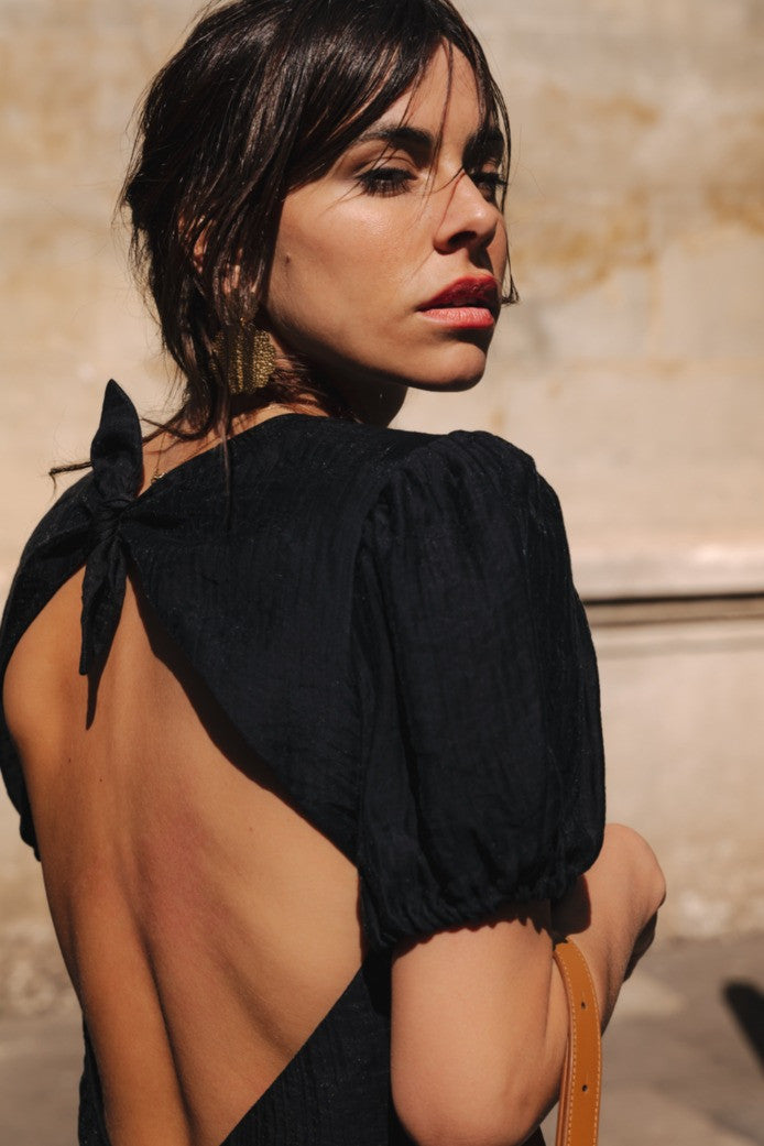 COLINE BLACK JUMPSUIT