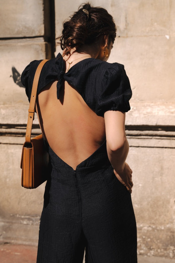 COLINE BLACK JUMPSUIT