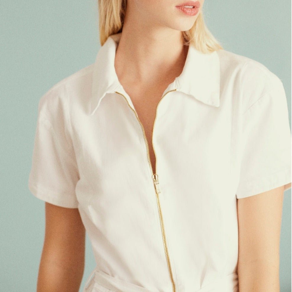 Junee Jumpsuit - White