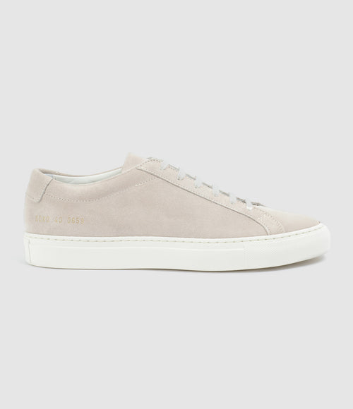 Common Projects - Baskets Achilles Cuir Suédé Nude - Femme
