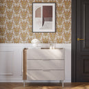 Boxy - Commode 3 Tiroirs Et Métal - Bois - Beige
