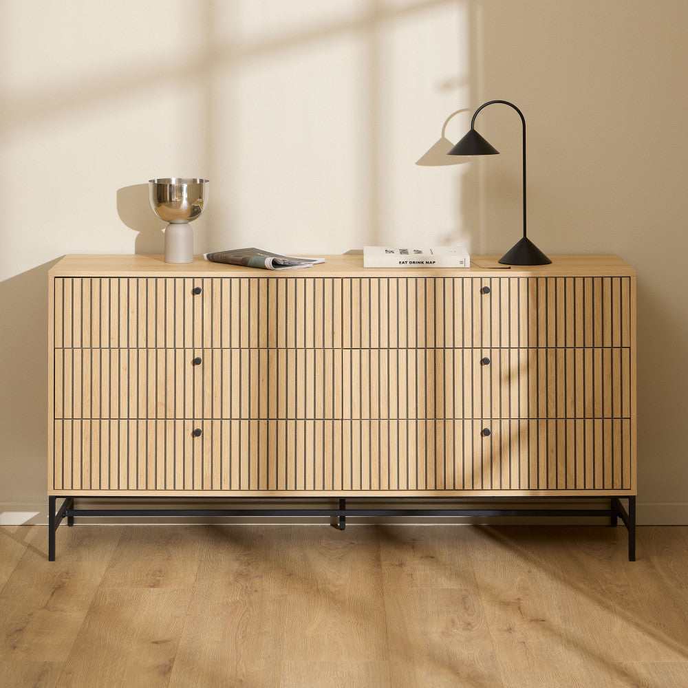 Storo - 6-Drawer Chest of Drawers - Wood - Light Wood