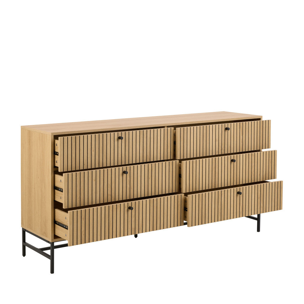 Storo - 6-Drawer Chest of Drawers - Wood - Light Wood