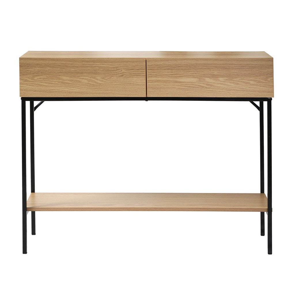 Tessa - Console 2 Tiroirs - Bois