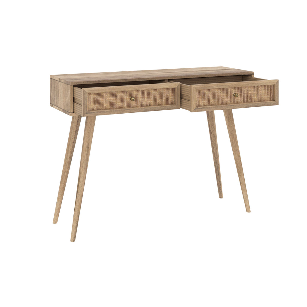 Masala - Consola de madera de mango 2 cajones