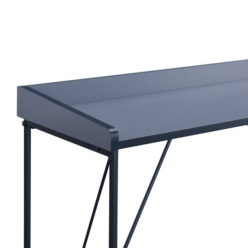 Console Structure Noir Avec Plateau - Walter - Gris Anthracite