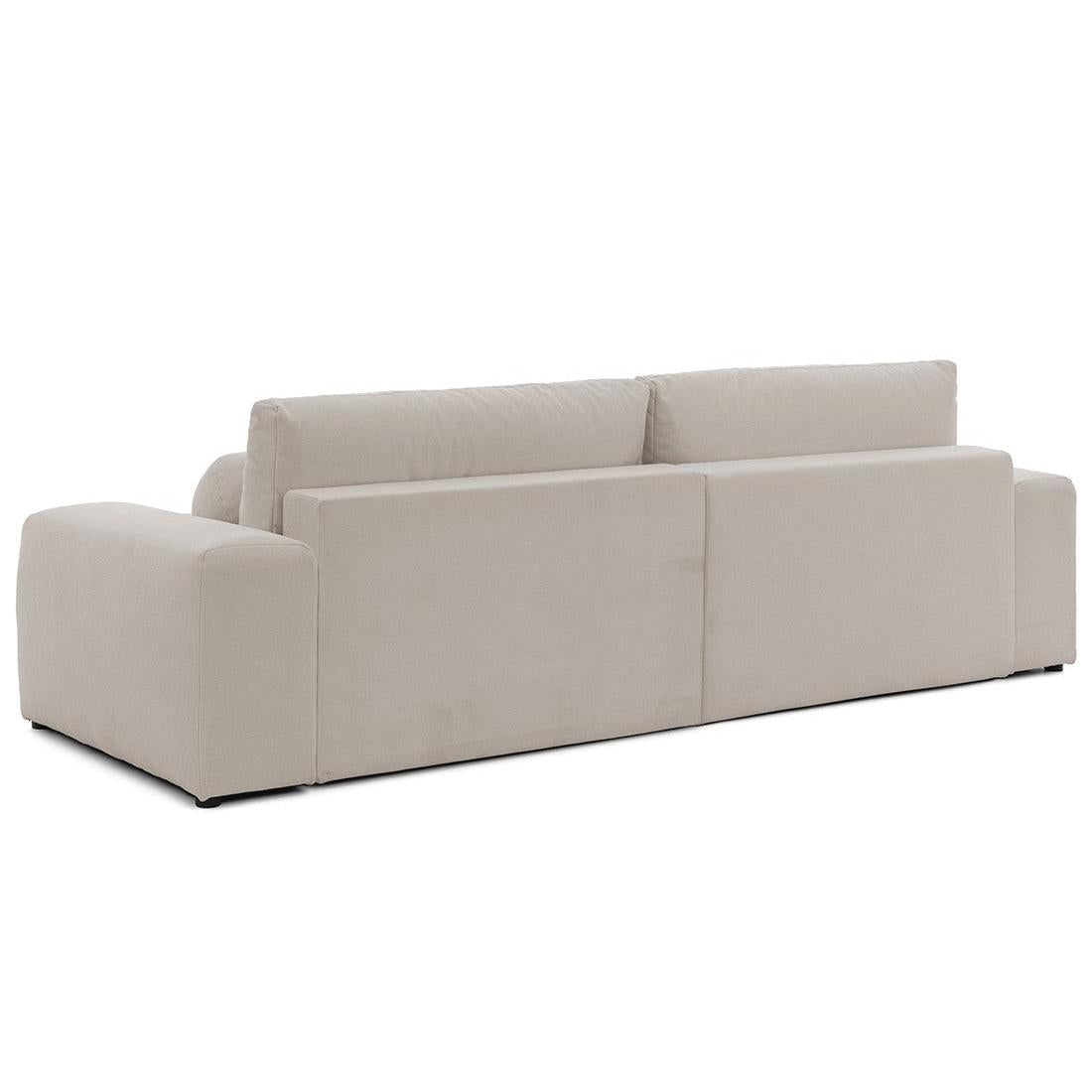 Constance - Sofá Rinconero Reversible - Con Arcón - 4 Plazas - Tela - Beige