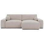 Constance - Sofá Rinconero Reversible - Con Arcón - 4 Plazas - Tela - Beige