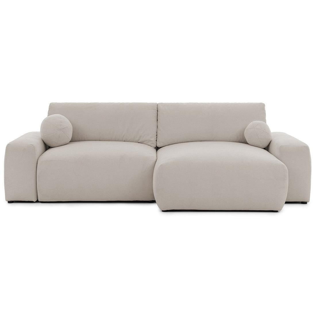 Constance - Sofá Rinconero Reversible - Con Arcón - 4 Plazas - Tela - Beige