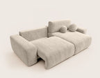 Constance - Reversible Corner Sofa - With Storage - 4-Seater - Velvet - Beige