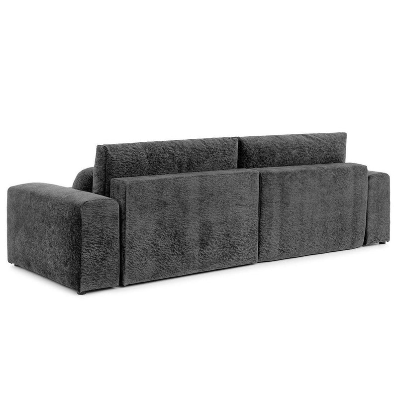 Constance - Reversible Corner Sofa - With Box - 4 Places - Velvet - Gray