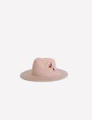 Gorro de Fieltro Constanza - Rosa Bebé