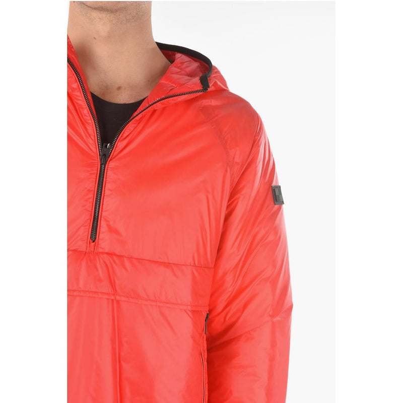 Anorak Contrasting Details Pack-It With Hood