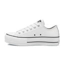Baskets Platform Leather Ox - Blanc