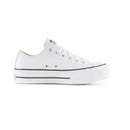 Baskets Platform Leather Ox - Blanc