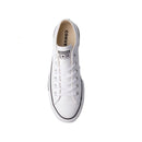 Baskets Platform Leather Ox - Blanc