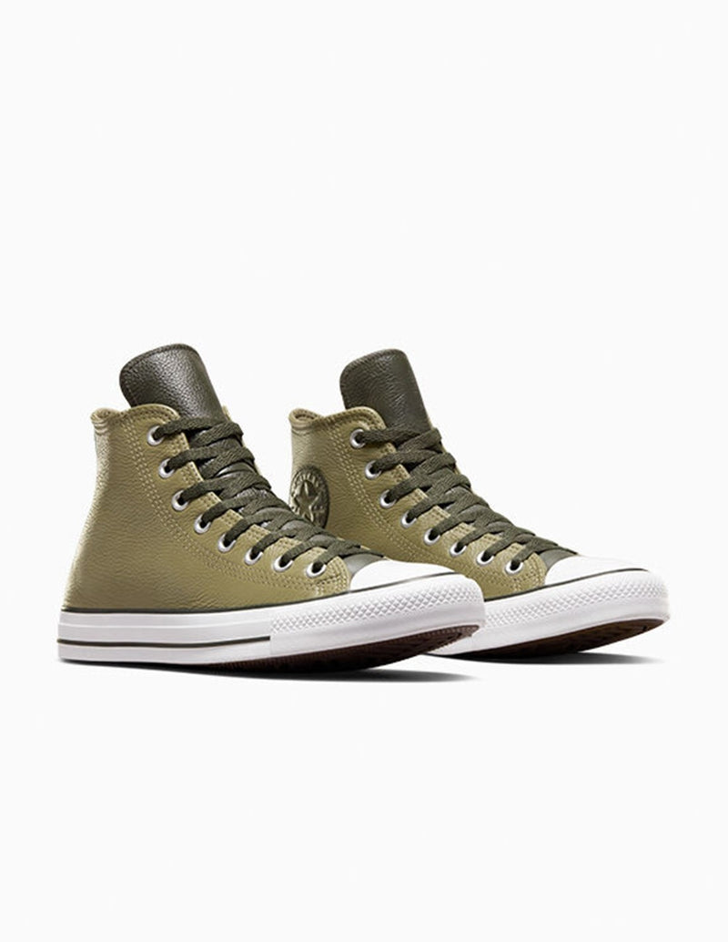 Sneakers Chuck Taylor All Star Leather High 'Mossy Sloth Green' - Khaki