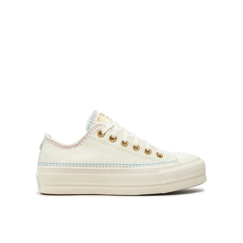 Sneakers Compensées Ctas Lift Ox Egrettrue Sky - Beige