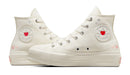 Sneakers Montantes Plateformes Chuck Taylor All Star C?Urs - Blanc