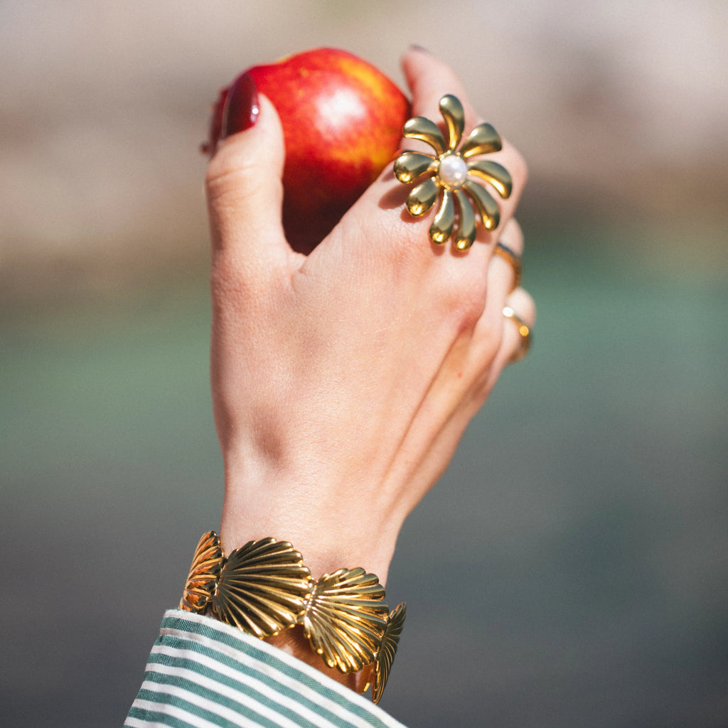 Seashell Cuff Bracelet