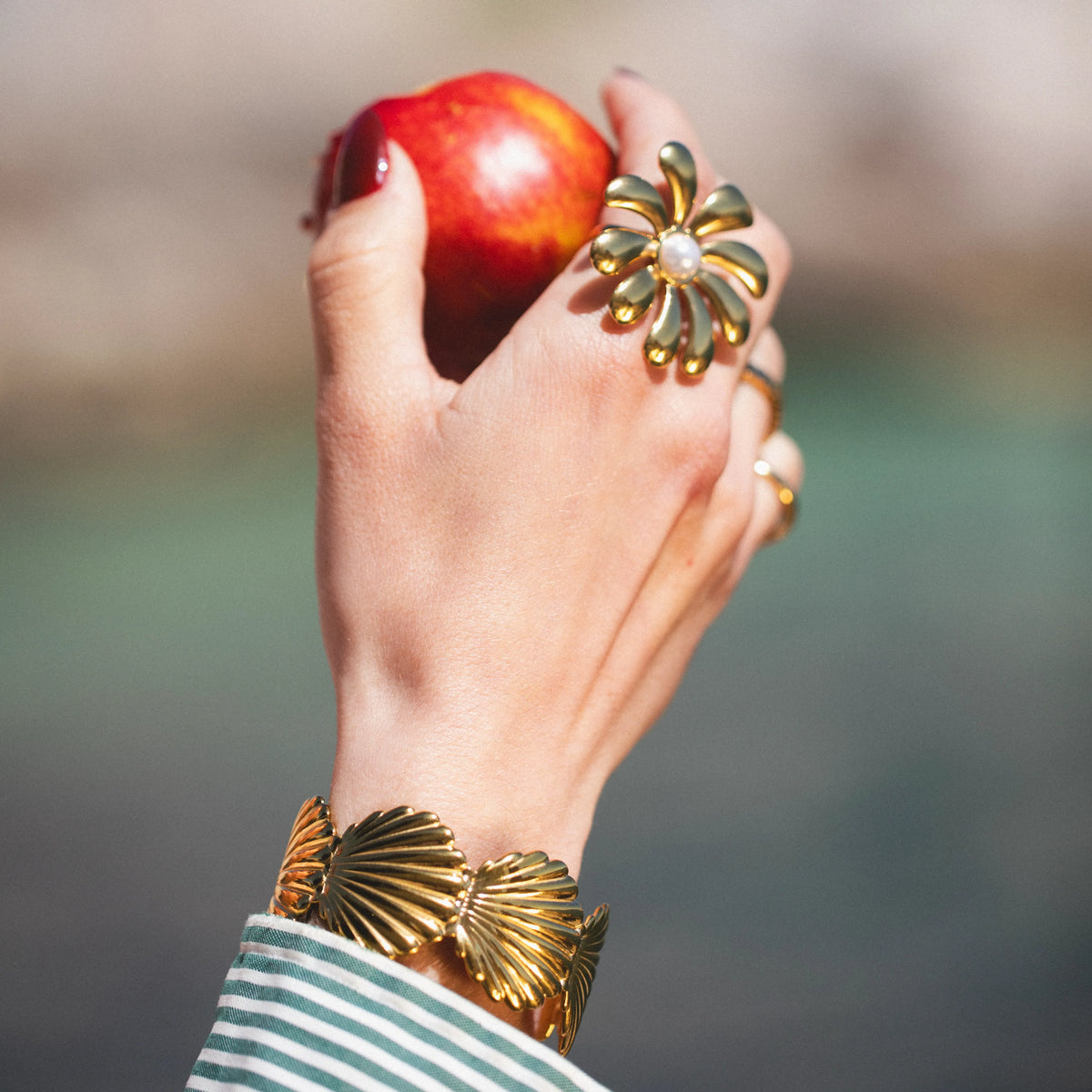 Seashell Cuff Bracelet