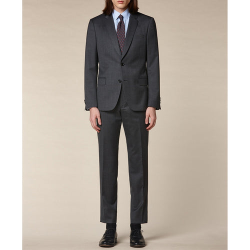 Fursac - Traje Pied-De-Puce Gris - Gris - Estampado Pied-De-Puce