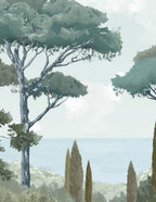 French Riviera Fresco - Verdigris