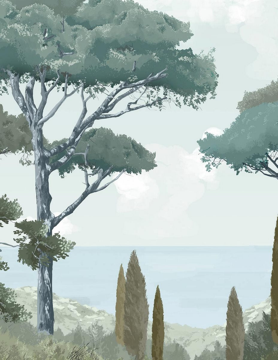 French Riviera Fresco - Verdigris