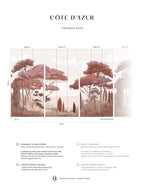 French Riviera Fresco - Red Ocher
